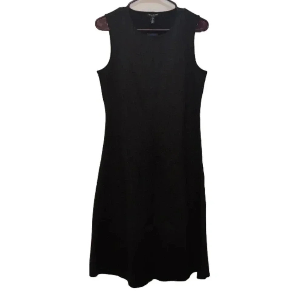 Kenneth Cole New York women's sculpting pinstripe black dress